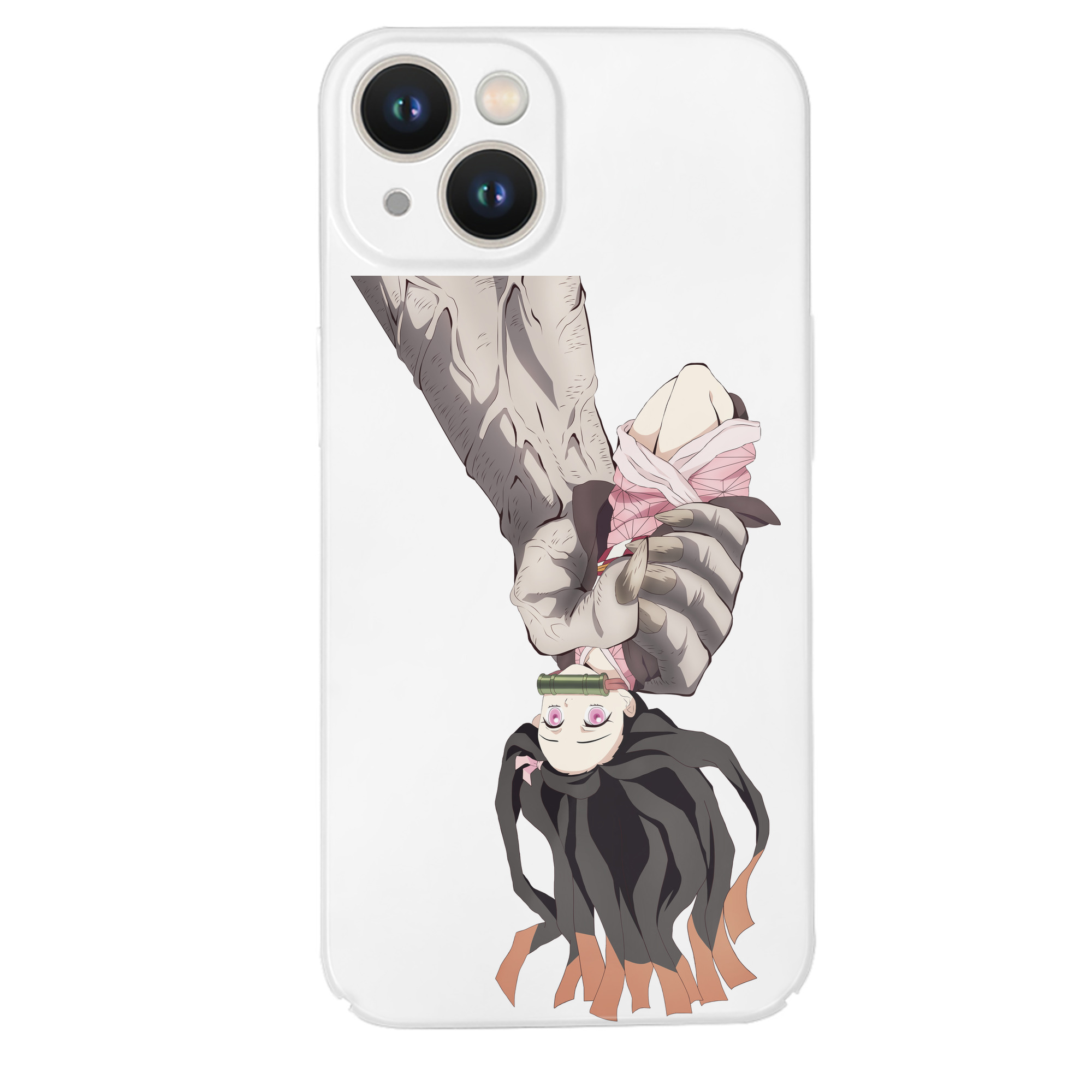 （画像用） 鬼滅の刃（きめつのやいば）竈門 禰󠄀豆子／かまど ねずこ Kamado Nezuko 【iPhone 14シリーズ対応】ハードケース